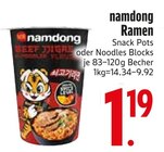 Ramen Snack Pots von namdong im aktuellen EDEKA Prospekt