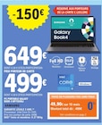 PC Portable Galaxy Book 4 NP 750XGJ - Samsung - E.Leclerc à Poitiers PC Portable Galaxy Book 4 NP 750XGJ - Samsung en promo chez E.Leclerc Poitiers à 499,00 €
