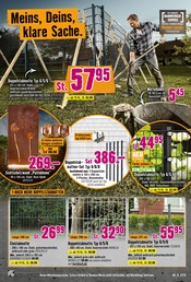 Zaun im Hornbach Prospekt in Wolfsburg Aktueller Hornbach Prospekt mit Zaun, "Dir ist vieles Latte. Nur nicht Dein Garten.", Seite 5