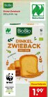 Aktuelle Brot Angebote bei Netto Marken-Discount in Saarbrücken Aktuelles Dinkel-Zwieback Angebot bei Netto Marken-Discount in Saarbrücken ab 1,99 €