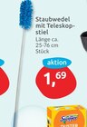 Staubwedel mit Teleskopstiel von  im aktuellen budni Prospekt für 1,69 €