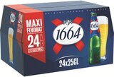 Bière Blonde «Maxi Format» 1664 en promo à 9,59 € chez Carrefour Market Bière Blonde «Maxi Format» 1664 dans le catalogue Carrefour Market
