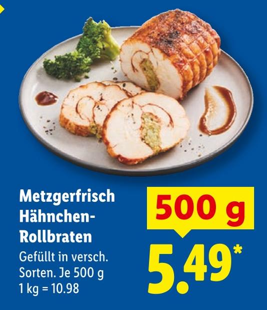 Metzgerfrisch Hähnchen-Rollbraten