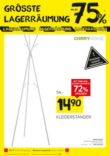 Kleiderständer im aktuellen XXXLutz Möbelhäuser Prospekt (Ulm) Kleiderständer im XXXLutz Möbelhäuser Prospekt "GRÖSSTE LAGERRÄUMUNG" mit 18 Seiten (Ulm)