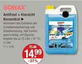 Antifrost + Klarsicht Konzentrat im V-Markt Prospekt Antifrost + Klarsicht Konzentrat von SONAX im aktuellen V-Markt Prospekt für 14,99 €