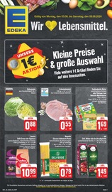 Aktueller EDEKA Supermarkt Prospekt in Wilthen und Umgebung, "Wir lieben Lebensmittel!" mit 26 Seiten, 03.06.2024 - 08.06.2024