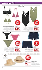 Promos Chapeau dans le catalogue "LES PRIX BAS de l'été" de Hyper U Chapeau en promo dans le catalogue Hyper U à la page 40