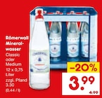Aktuelles Mineralwasser Angebot bei Netto Marken-Discount in Duisburg ab 3,99 €