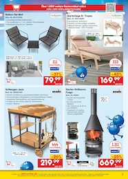 Netto Marken-Discount Gartenliege im Prospekt 