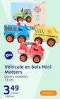 Véhicule en bois - Mini Matters dans le catalogue Action