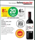 AOP Saint-Émilion Rouge HVE3 - Expert Club à 6,80 € dans le catalogue Intermarché Express
