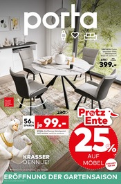Aktueller porta Möbel Prospekt mit Esstisch, "KRASSER DENN JE!", Seite 1
