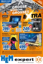 HEM expert Prospekt "Grosse Wünsche, Grosses Extra ", 32 Seiten, für Erlenhof, 11.12.2019 - 17.12.2019 HEM expert Prospekt "Grosse Wünsche, Grosses Extra ", 32 Seiten, für Erlenhof, 11.12.2019 - 17.12.2019
