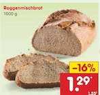 Roggenmischbrot Angebote bei Netto Marken-Discount Reutlingen für 1,29 €