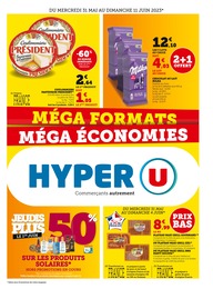 Hyper U Catalogue "Méga formats méga économies", 20 pages, Châtillon-sur-Thouet,  31/05/2023 - 11/06/2023