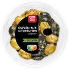 Marinierter Oliven-Mix im Angebot bei REWE in Erkrath Marinierter Oliven-Mix Angebote von REWE Beste Wahl bei REWE Erkrath für 1,79 €