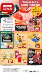 REWE Prospekt "Dein Markt" für Gelsenkirchen, 29 Seiten, 09.02.2026 - 14.02.2026