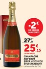 Champagne AOP Brut Étui Starlight - PIPER-HEIDSIECK - U Express à Redon Champagne AOP Brut Étui Starlight - PIPER-HEIDSIECK en promo chez U Express Redon à 25,15 €