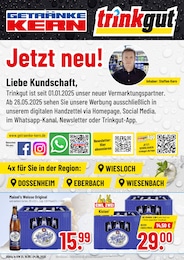 Trinkgut Prospekt für Epfenbach mit 2 Seiten