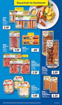 Brühwurst Angebot im aktuellen Lidl Prospekt auf Seite 9
