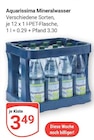 Mineralwasser Angebote von Aquarissima bei GLOBUS Saarbrücken für 3,49 €