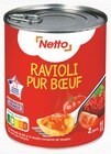 Promo RAVIOLI PUR BŒUF à 1,92 € dans le catalogue Netto à Lesneven