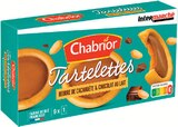 Tartelettes aux cacahuètes et chocolat au lait - CHABRIOR à 1,56 € dans le catalogue Intermarché Super