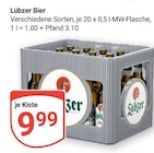Lübzer bei GLOBUS im Lambrechtshagen Prospekt für 9,99 €