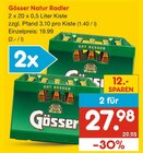 Natur Radler im Angebot bei Netto Marken-Discount in Gummersbach Natur Radler Angebote von Gösser bei Netto Marken-Discount Gummersbach für 27,98 €