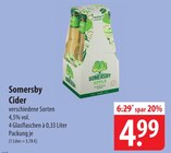 Apple Cider Angebote von Somersby bei famila Nordost Stralsund für 4,99 €