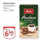 Kaffee im Angebot bei GLOBUS in Halle Kaffee Angebote von Melitta bei GLOBUS Halle für 6,99 €