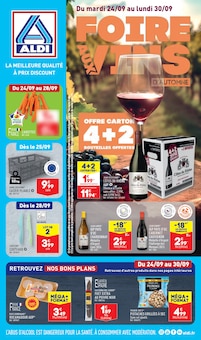 Prospectus Aldi à Le Fret, "Foire aux vins d'automne", 35 pages de promos valables du 24/09/2024 au 30/09/2024