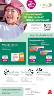 Aktueller mea - meine apotheke Prospekt "Unsere Juli-Angebote" für Unterkirnach Aktueller mea - meine apotheke Prospekt für Unterkirnach mit Seiten
