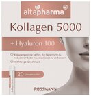 Kollagen 5000 + Hyaluron 100 von Altapharma im aktuellen Rossmann Prospekt für 18,99 €