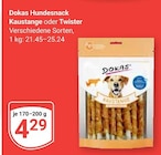 Hundesnack Kaustange Angebote von Dokas bei GLOBUS Gießen für 4,29 €