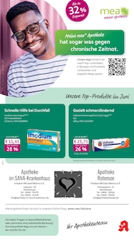 mea - meine apotheke Prospekt der KW 23 "Unsere Juni-Angebote" Aktueller mea - meine apotheke Prospekt "Unsere Juni-Angebote" Seite 1 von 4 Seiten