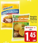 Kloßteig Angebote von Henglein bei EDEKA Friedrichshafen für 1,45 €