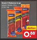 Aktuelles Kabanos to go Angebot bei Netto Marken-Discount in Augsburg ab 0,88 €