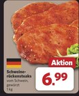 Schweinerückensteaks für 6,99 € bei combi im Angebot Schweinerückensteaks im aktuellen combi Prospekt