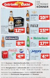 Getränke Oase Prospekt: "Aktuelle Angebote", 1 Seite, 20.04.2026 - 25.04.2026