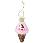 Baumschmuck Eis mit Glitzer Angebote bei Ernstings family Coesfeld für 2,99 €