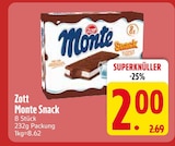 Monte Snack von Zott im aktuellen EDEKA Prospekt für 2,00 €