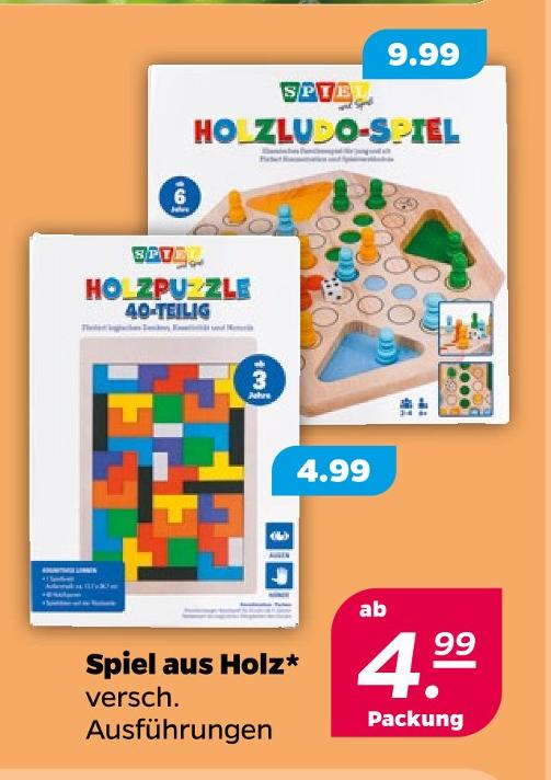 Holzludo-Spiel