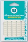 80 pastilles adhésives - U en promo à 0,96 € chez Super U 80 pastilles adhésives - U dans le catalogue Super U