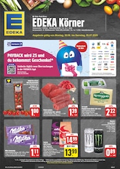 EDEKA Supermarkt Prospekt der aktuellen Woche mit 28 Seiten, gültig von 30.06.2025 bis 05.07.2025, in Eibelstadt und Umgebung Aktueller EDEKA Supermarkt Prospekt in Eibelstadt und Umgebung, "Wir lieben Lebensmittel!" mit 28 Seiten, 30.06.2025 - 05.07.2025