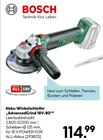 Akku-Winkelschleifer „AdvancedGrind 18V-80“ bei Hellweg im Rodewisch Prospekt für 114,99 €
