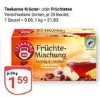 Kräutertee Angebote von Teekanne bei GLOBUS Erfurt für 1,59 €