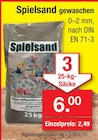 Spielsand gewaschen bei Zimmermann im Esens Prospekt für 6,00 €