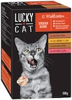 Stückchen in exquisitem Gelee oder in Sauce im Angebot bei Penny in Bonn Stückchen in exquisitem Gelee oder in Sauce Angebote von Lucky Cat bei Penny Bonn für 3,19 €