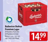 Budweiser Budvar Premium Lager Angebote bei famila Nordost Schneverdingen für 14,99 €